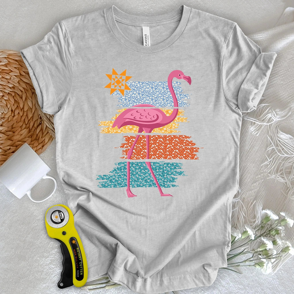 Quilty Flamingo T-shirt