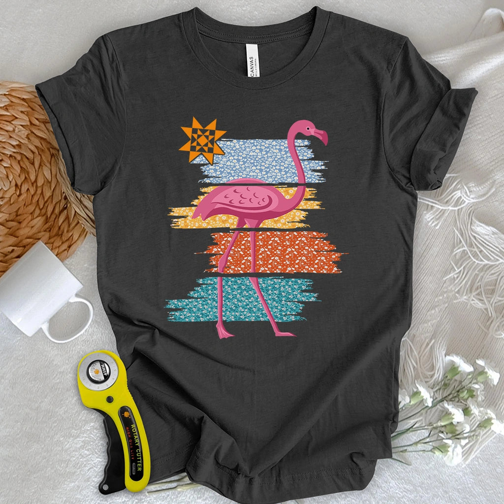 Quilty Flamingo T-shirt