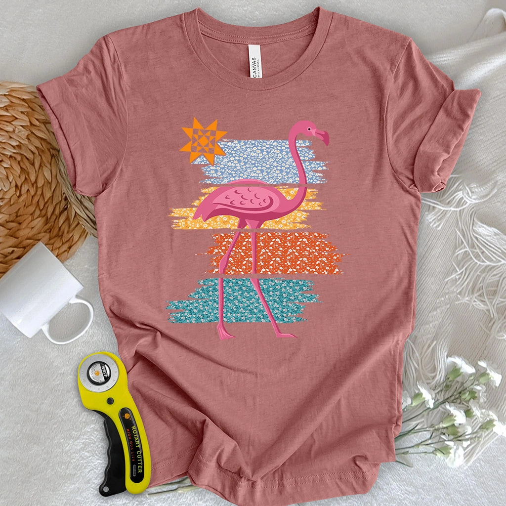 Quilty Flamingo T-shirt