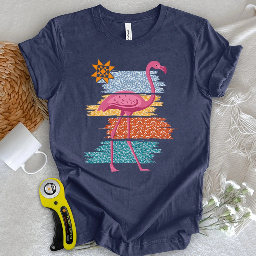Quilty Flamingo T-shirt
