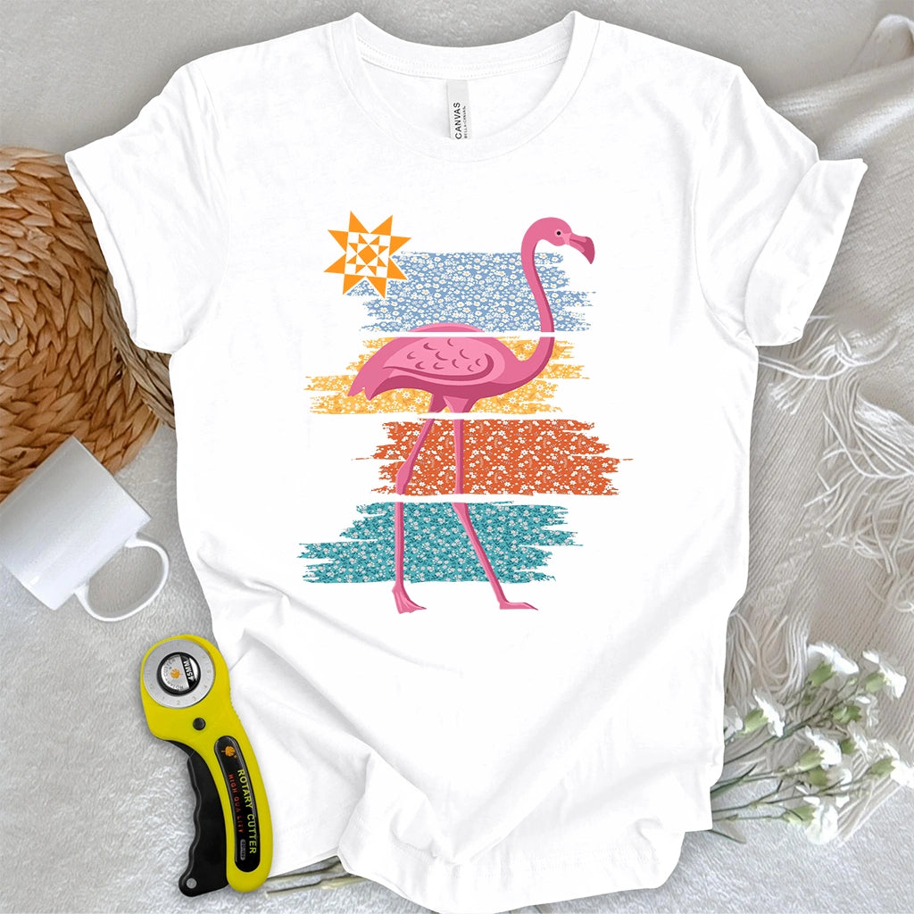 Quilty Flamingo T-shirt