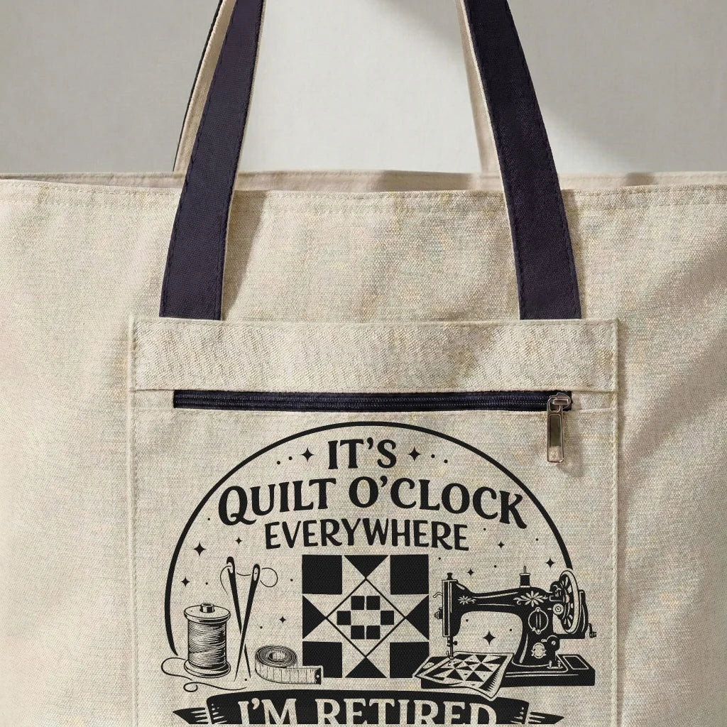Retired Quilter Tote