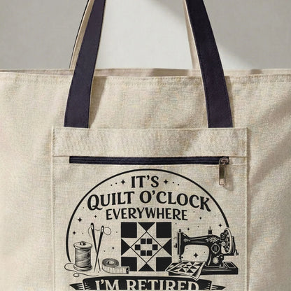 Retired Quilter Tote
