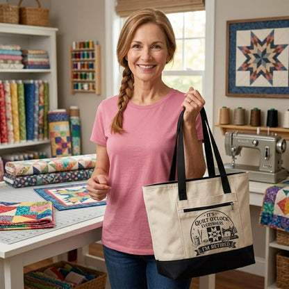 Retired Quilter Tote
