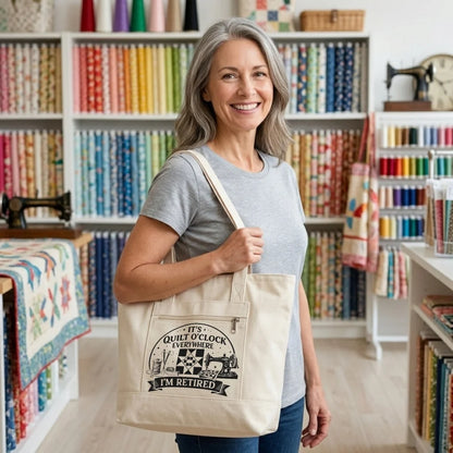Retired Quilter Tote