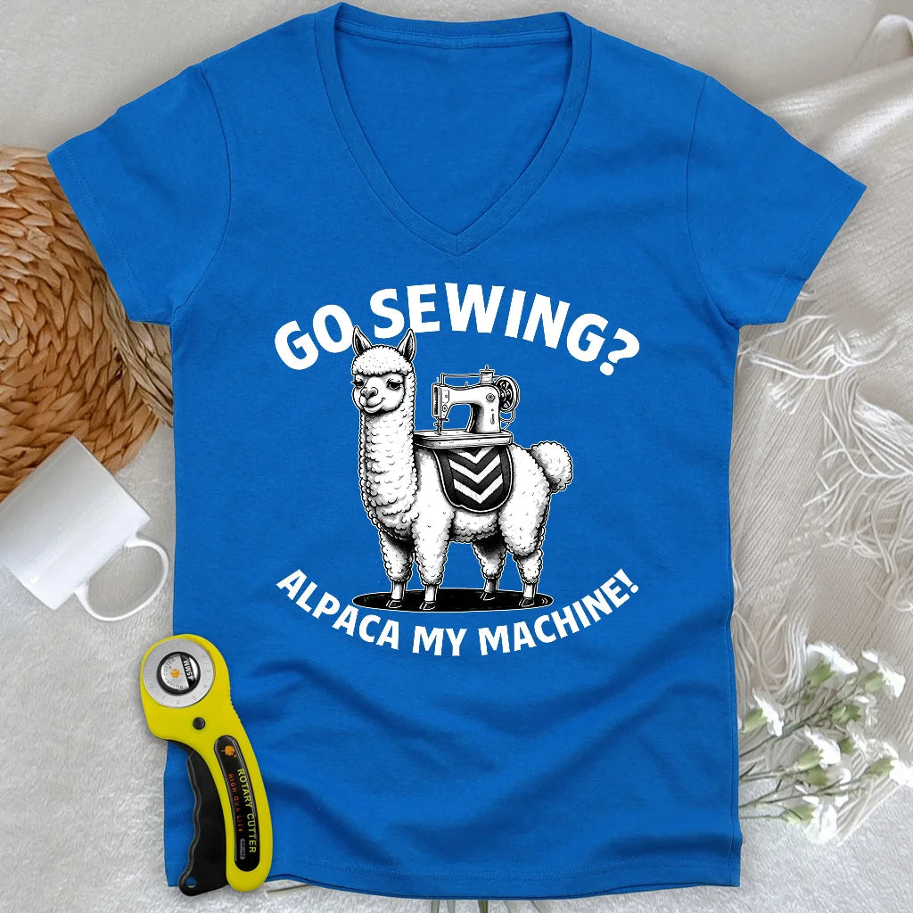 Alpaca Machine Lady V-neck