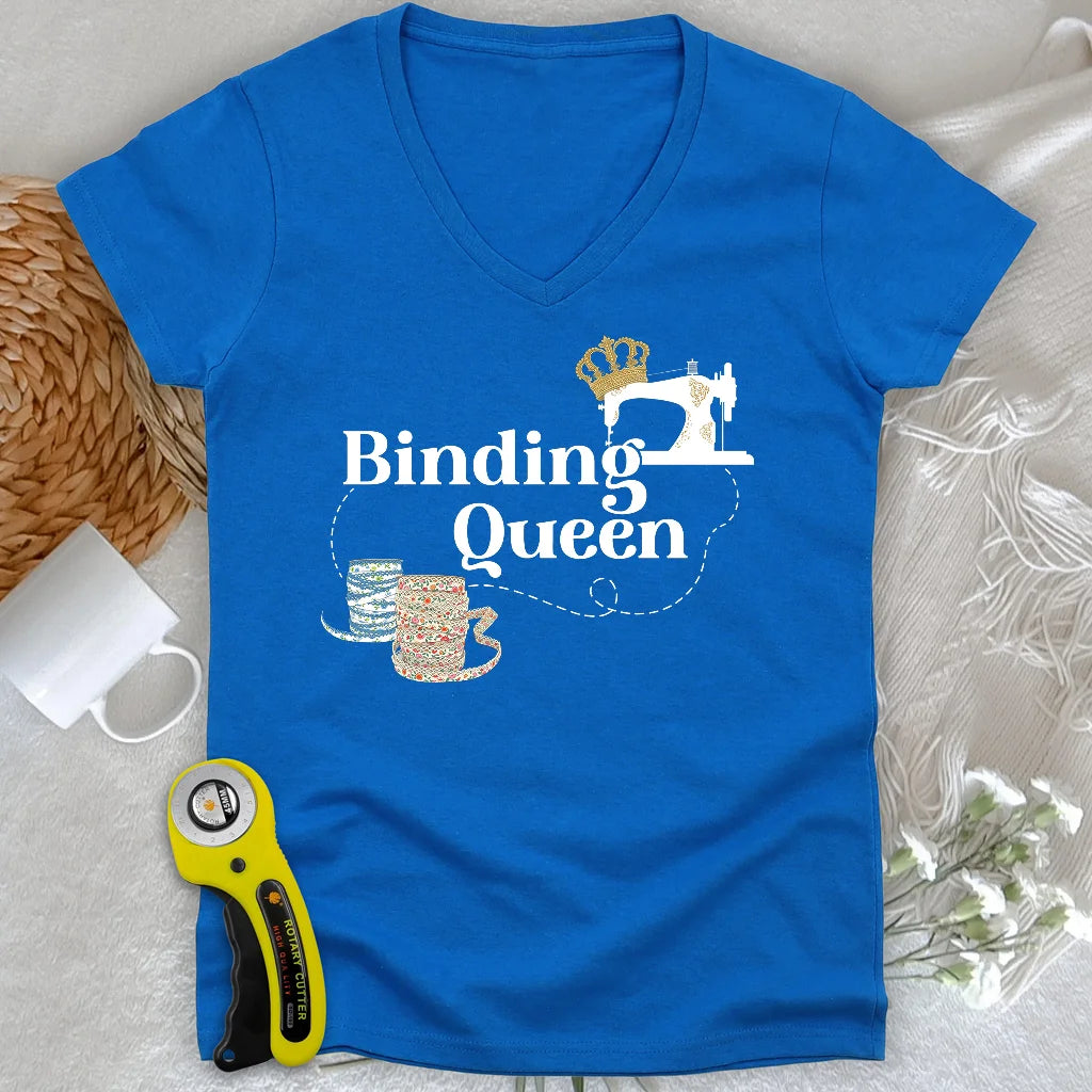 Binding Queen Lady V-neck
