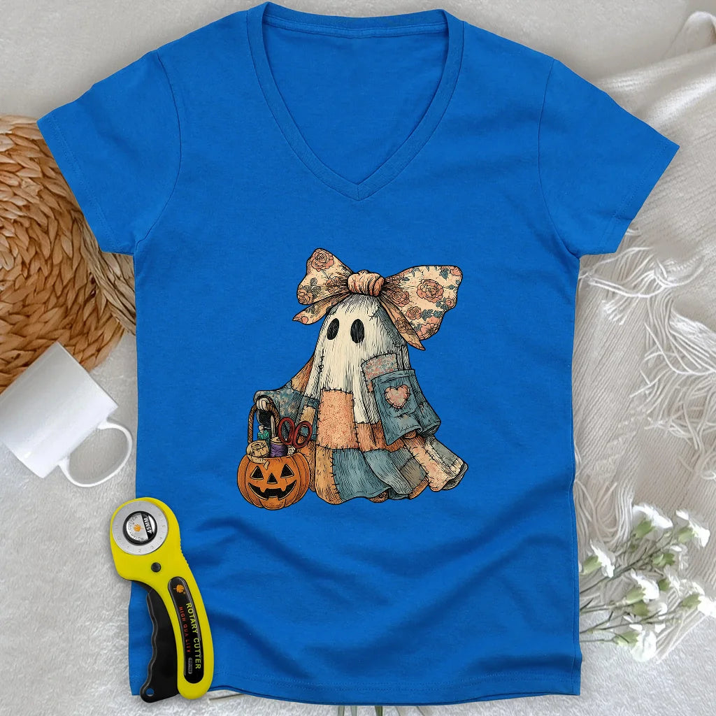 Bow-Boo Lady V-neck