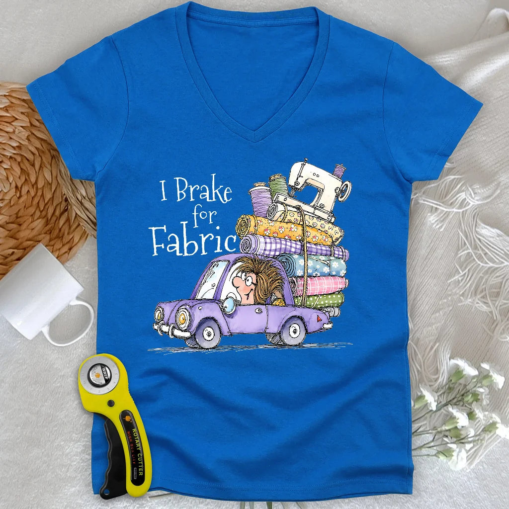 Brake for Fabric Lady V-neck