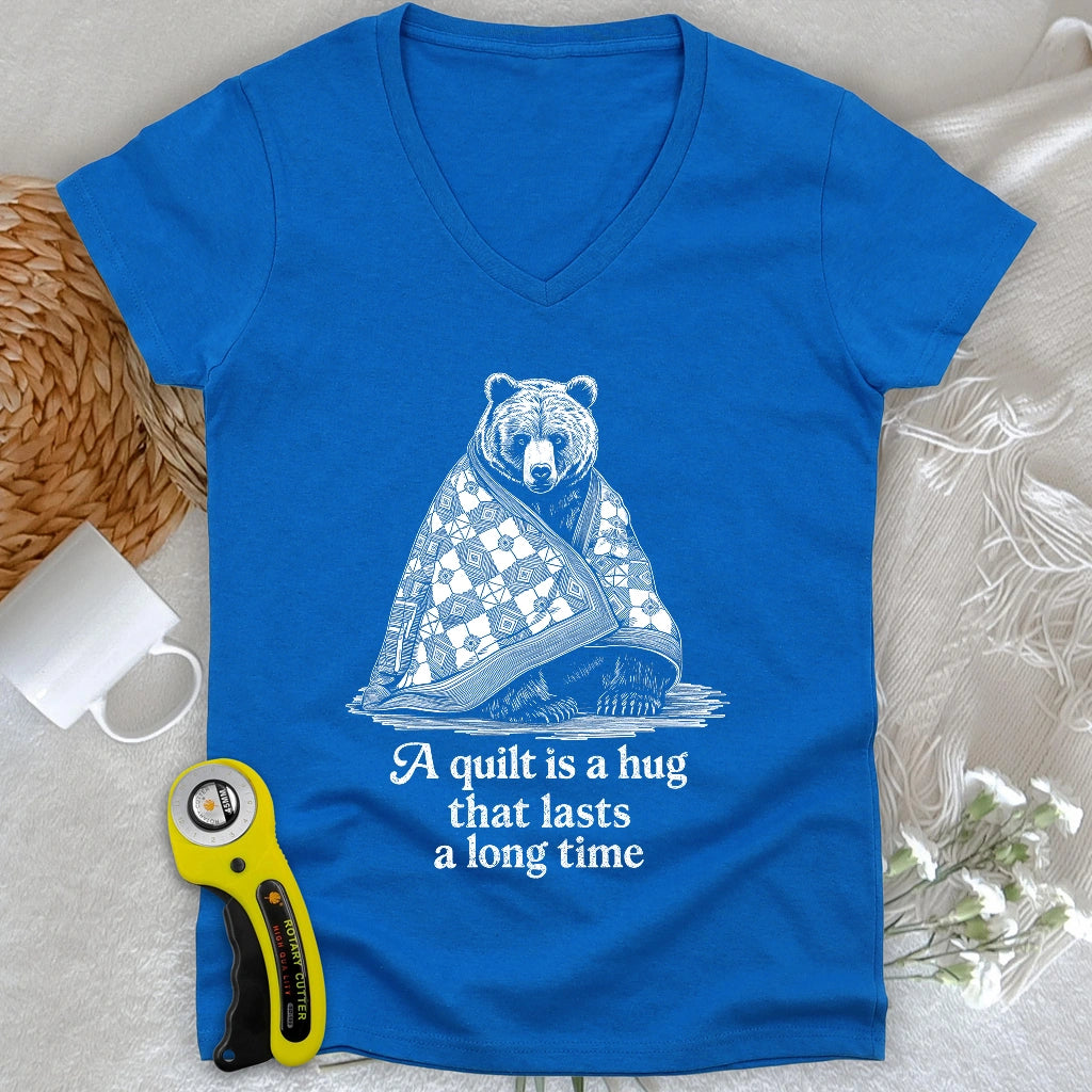 Cozy Hug Lady V-neck