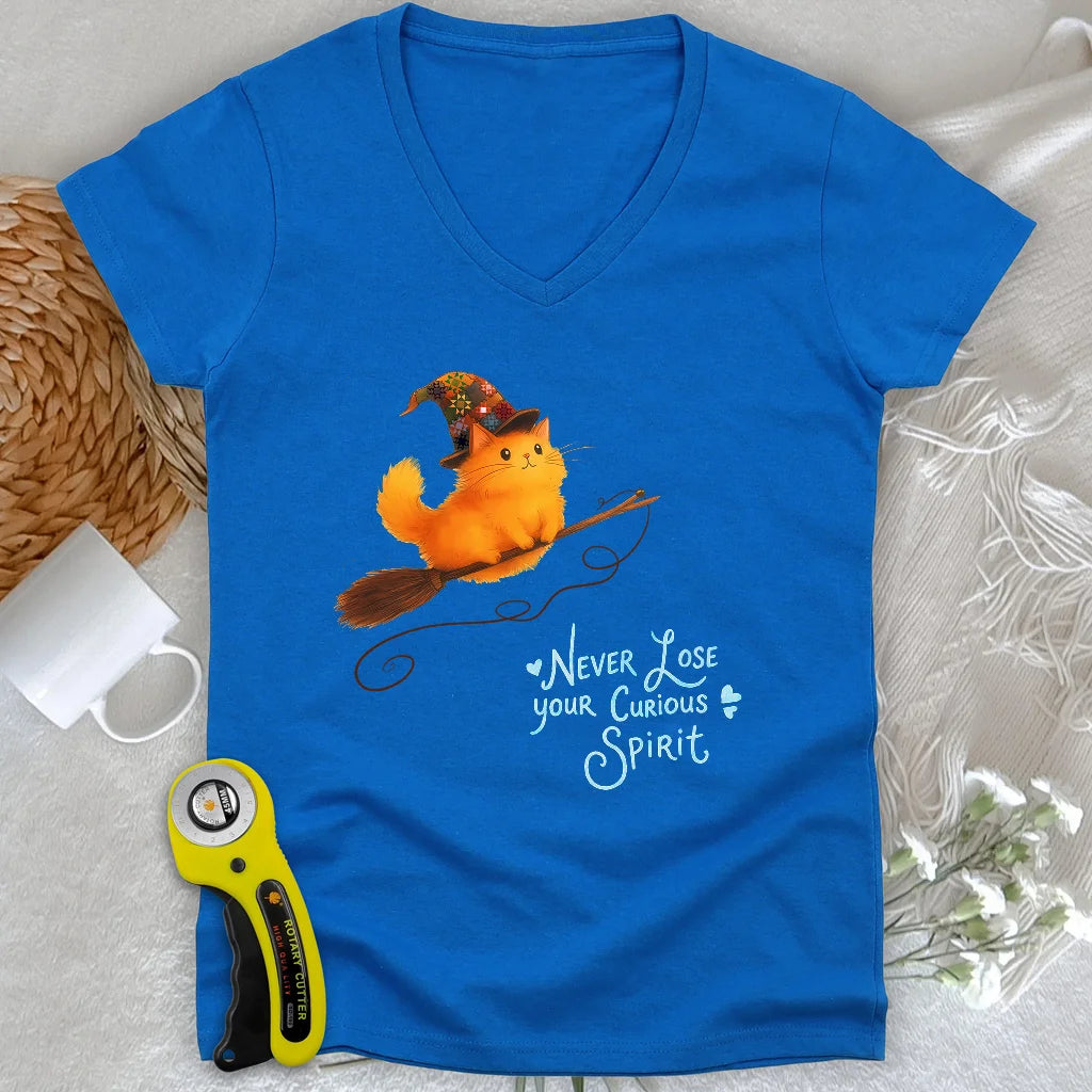 Curious Spirit Lady V-neck