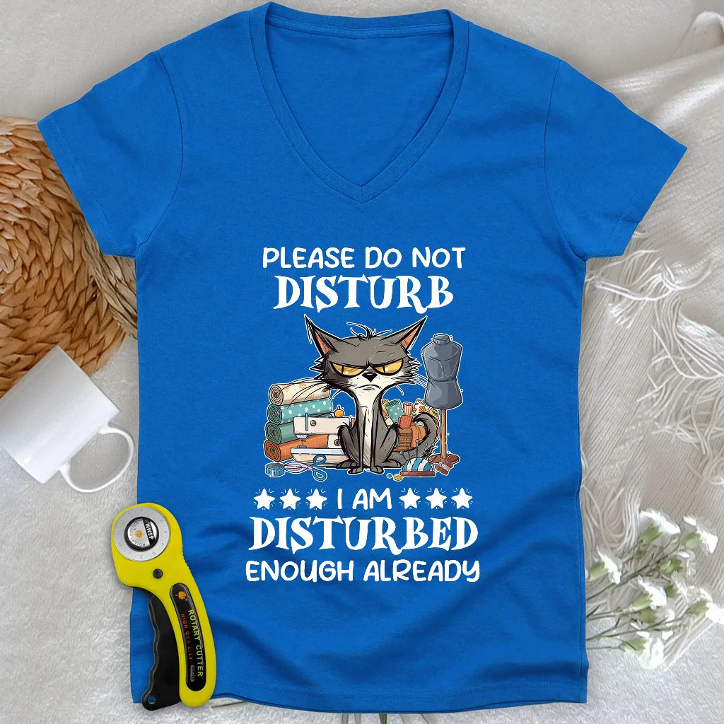 Disturbed Lady V-neck