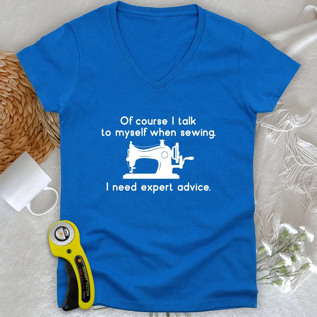 Expert Advice Lady V-neck