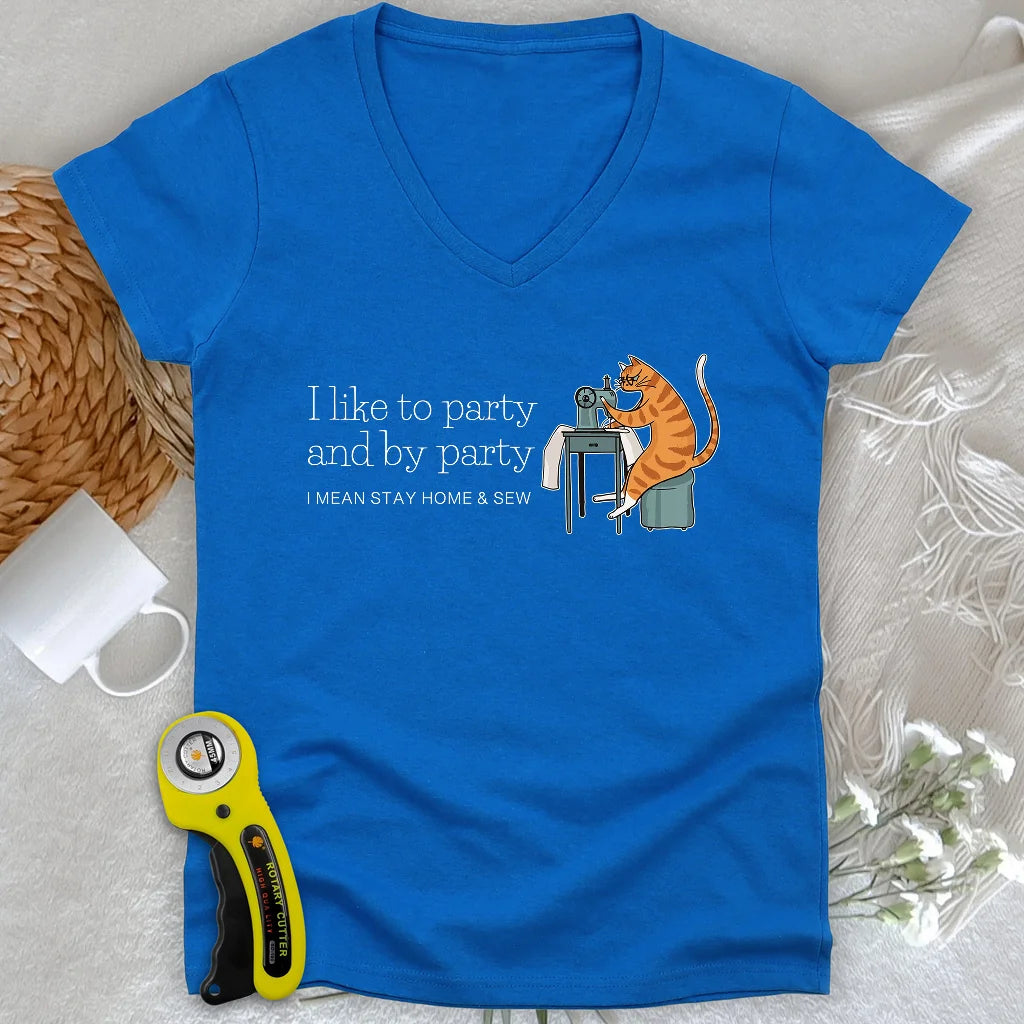 I like Party Lady V-neck
