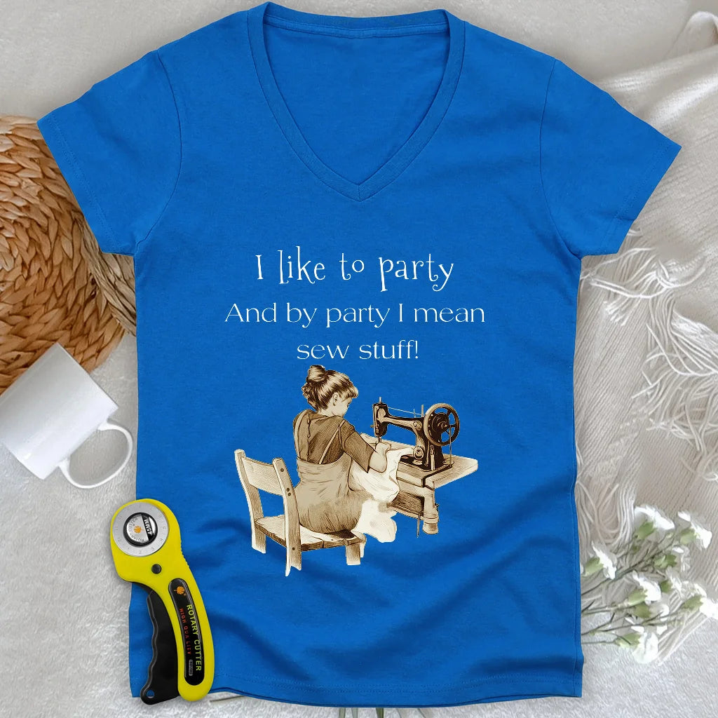 Kind of Party Lady V-neck
