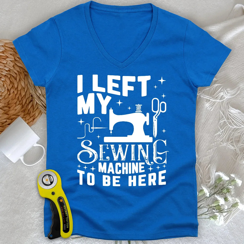 Left Be Here Lady V-Neck