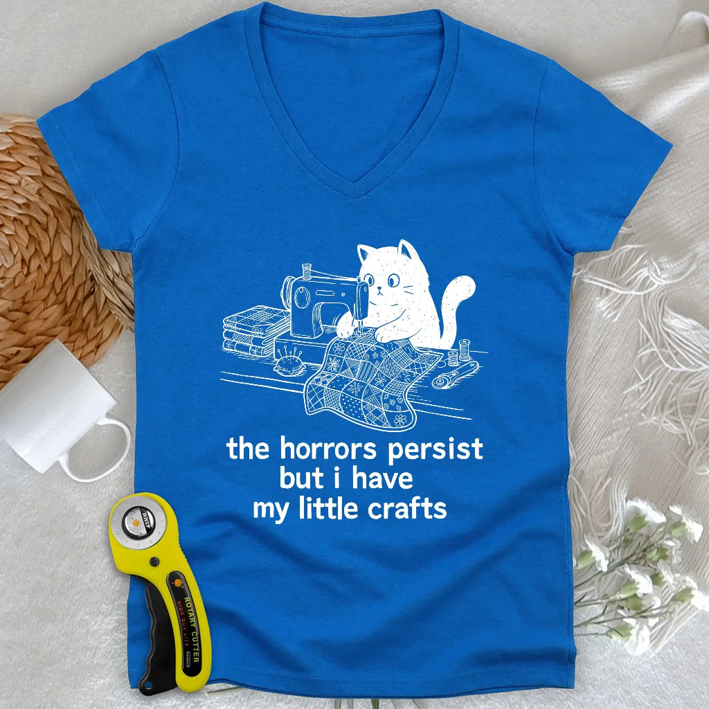 Little Crafts contre le monde - Col en V pour femme