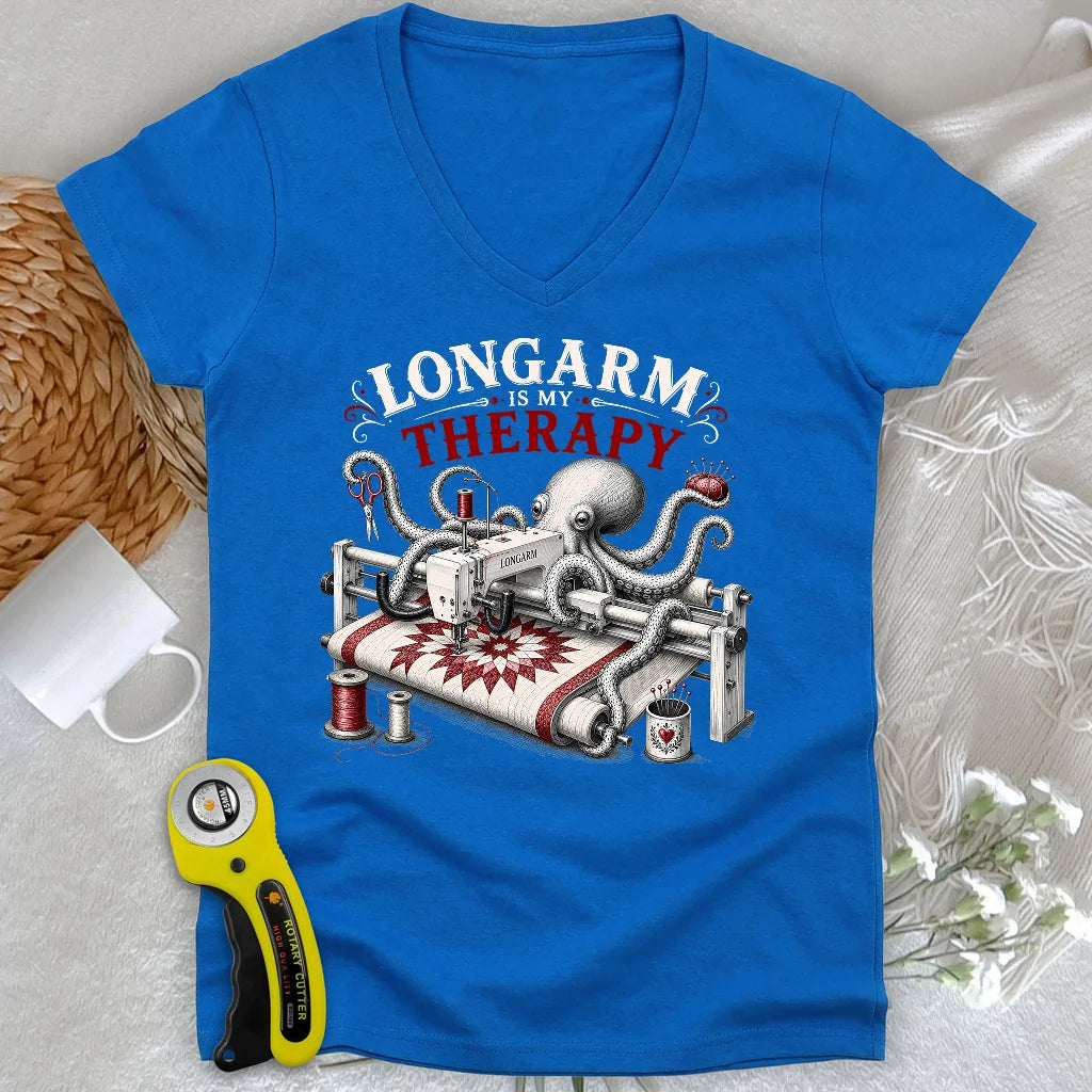 Longarm Therapy Club Lady V-neck