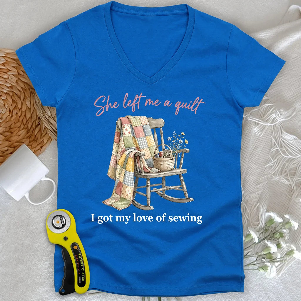 Love Passed Down Lady V-neck