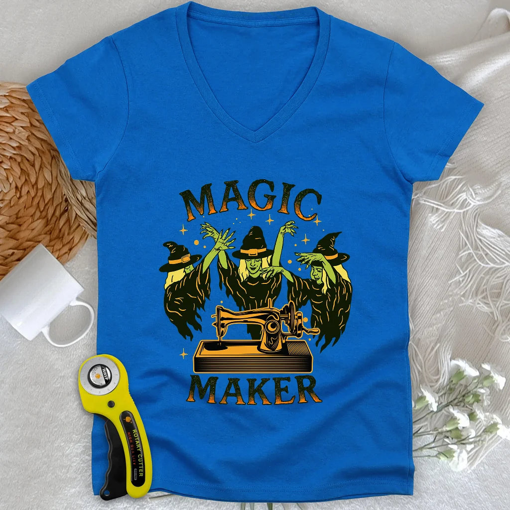 Magic Maker Lady V-neck