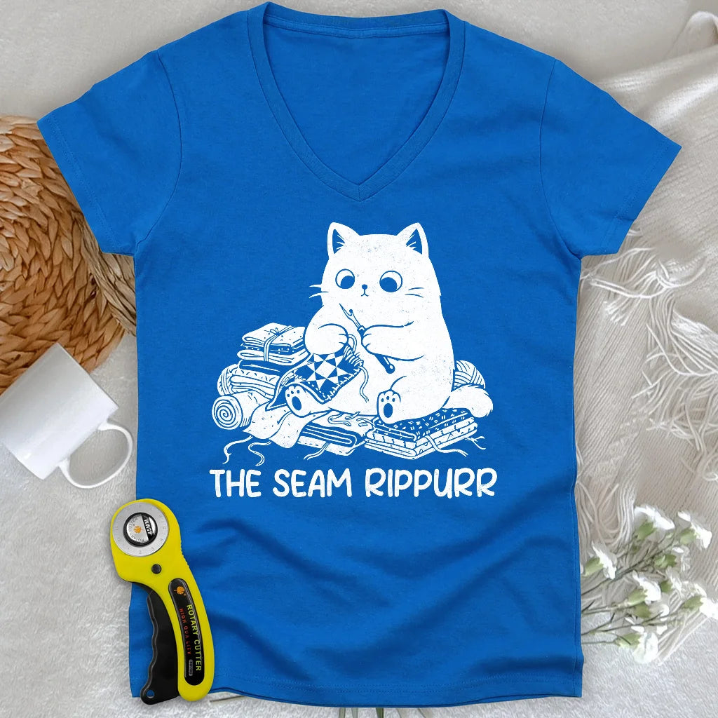 Seam Rippurrr Lady V-neck