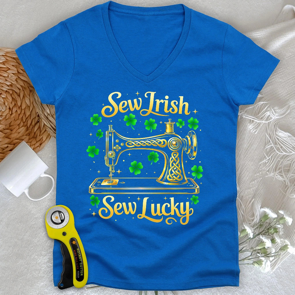 Sew Lucky Lady Col en V