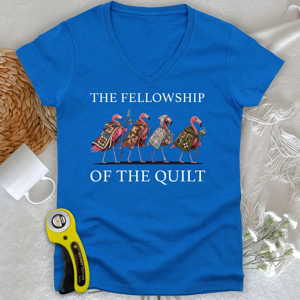The Quilting Fellowship Lady V-neck