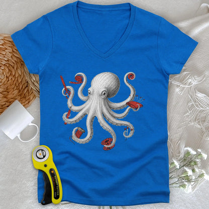Thread Kraken Lady V-neck
