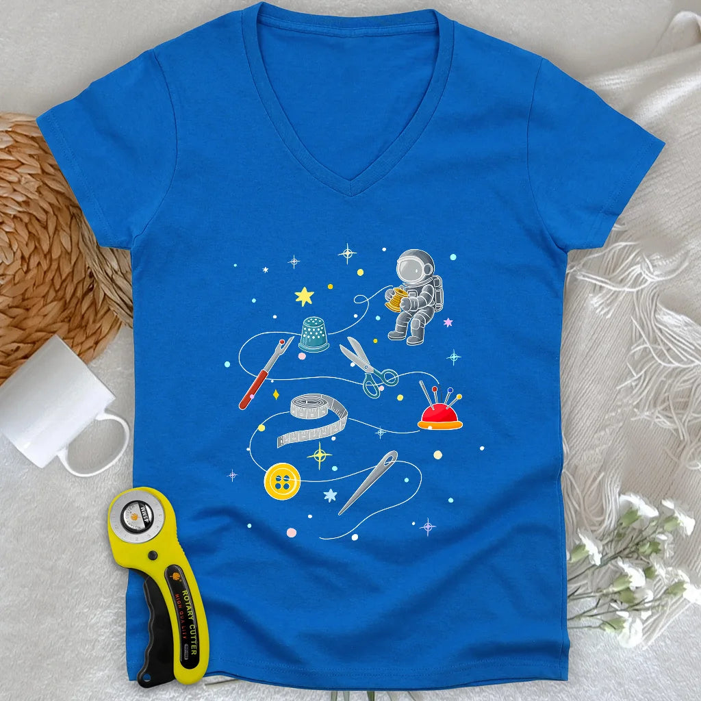 Through the Stars Lady V-neck