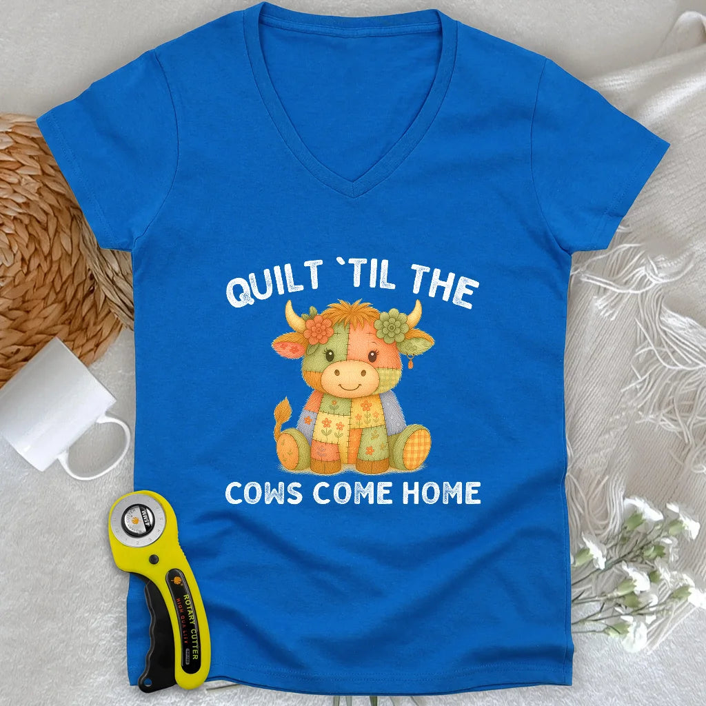 Til The Cows Come Home Lady V-neck