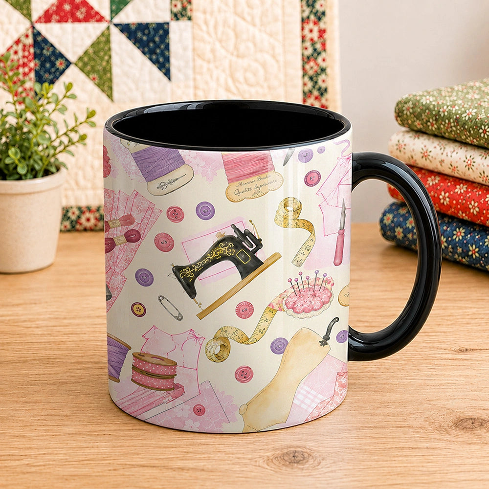 Sewing Pattern 11oz Mug