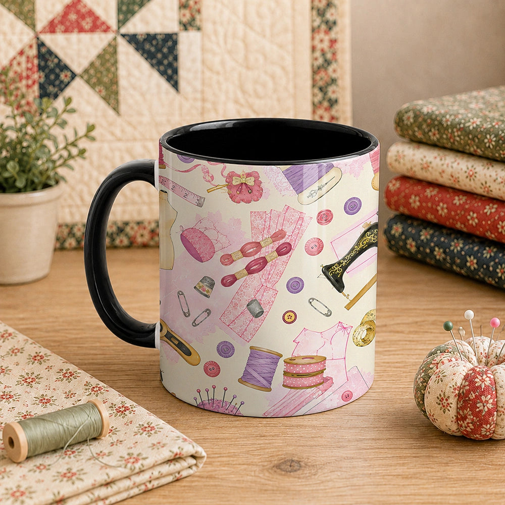 Sewing Pattern 11oz Mug