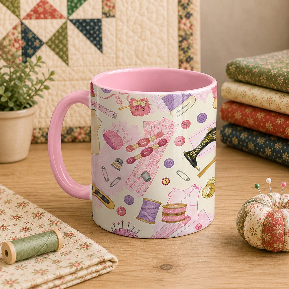 Sewing Pattern 11oz Mug