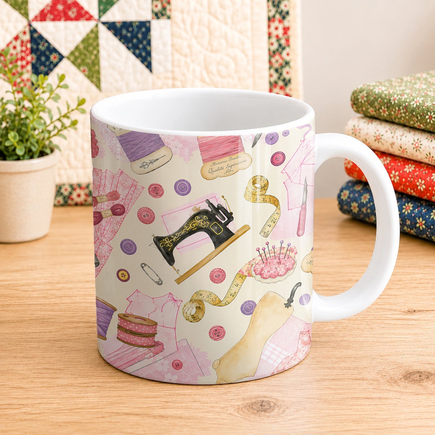 Sewing Pattern 11oz Mug
