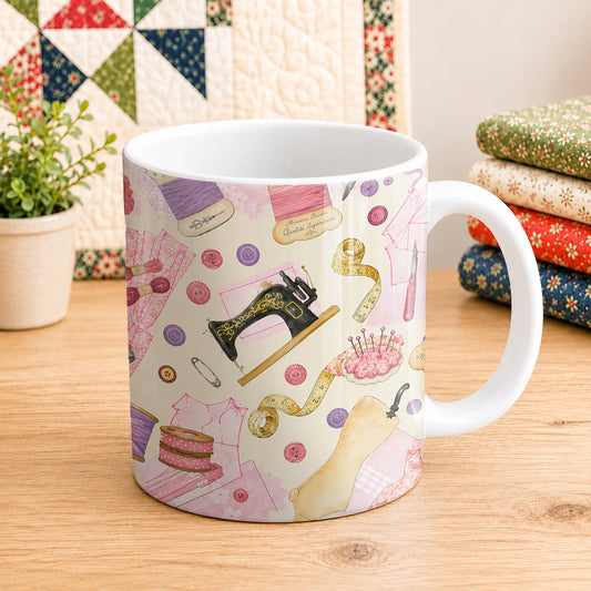 Sewing Pattern 11oz Mug