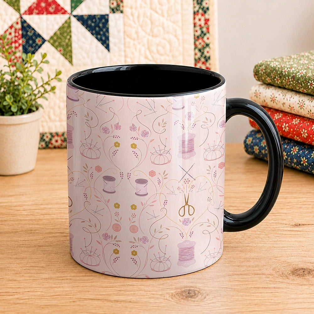 Sewing Tool Pattern 11oz Mug