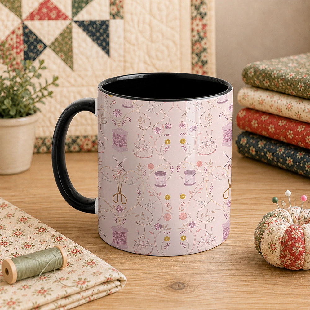 Sewing Tool Pattern 11oz Mug