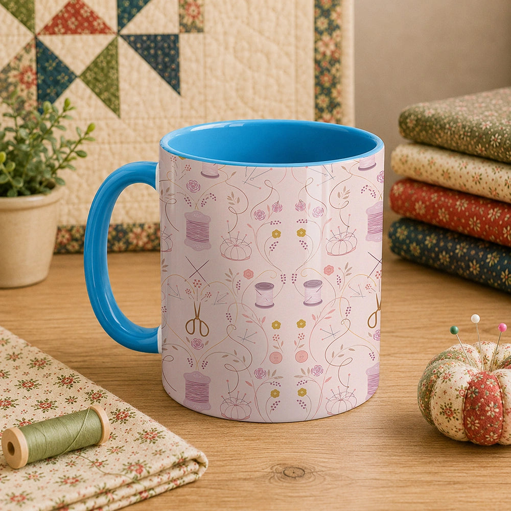 Sewing Tool Pattern 11oz Mug