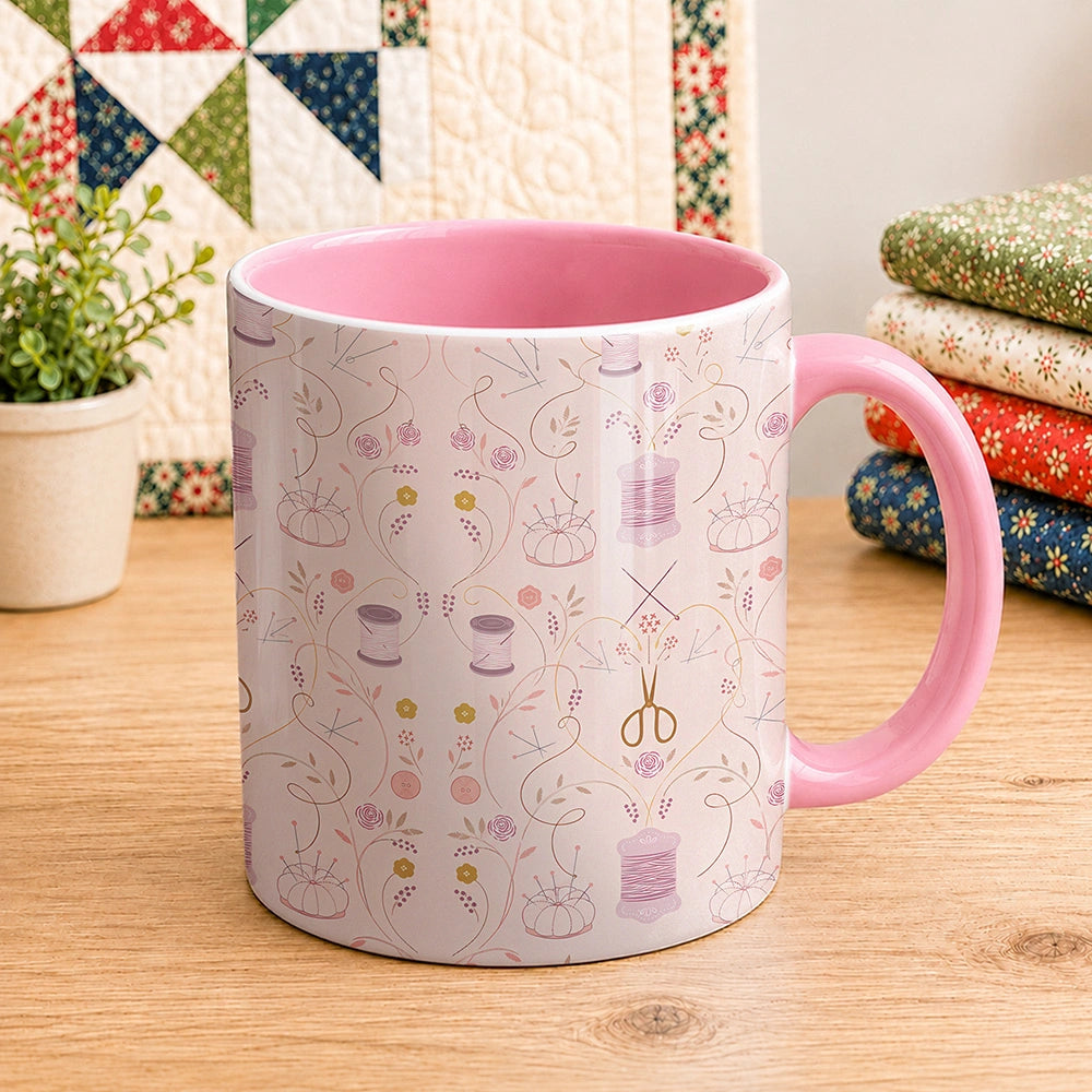 Sewing Tool Pattern 11oz Mug