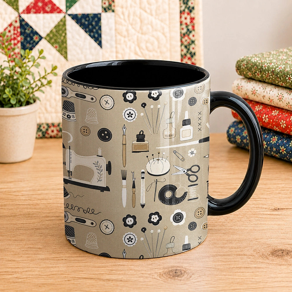 Sewing Tool Vintage 11oz Mug