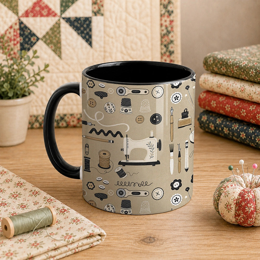 Sewing Tool Vintage 11oz Mug