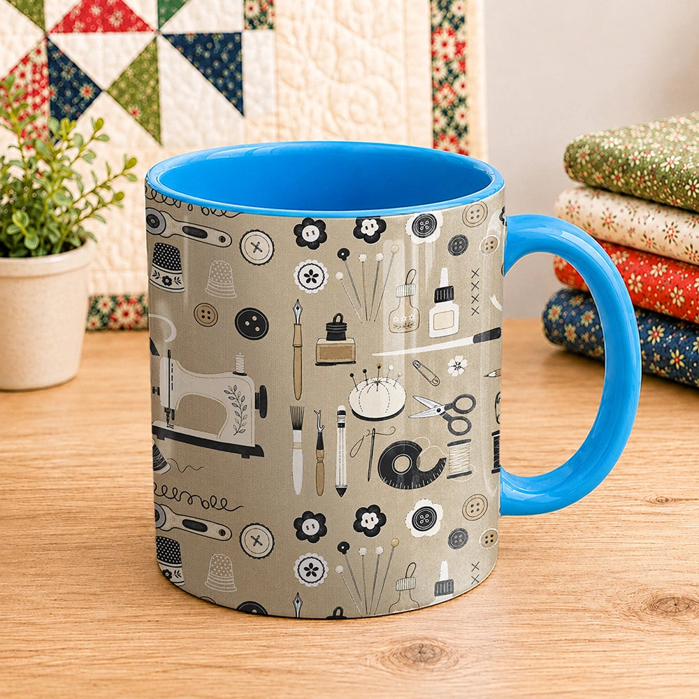 Sewing Tool Vintage 11oz Mug
