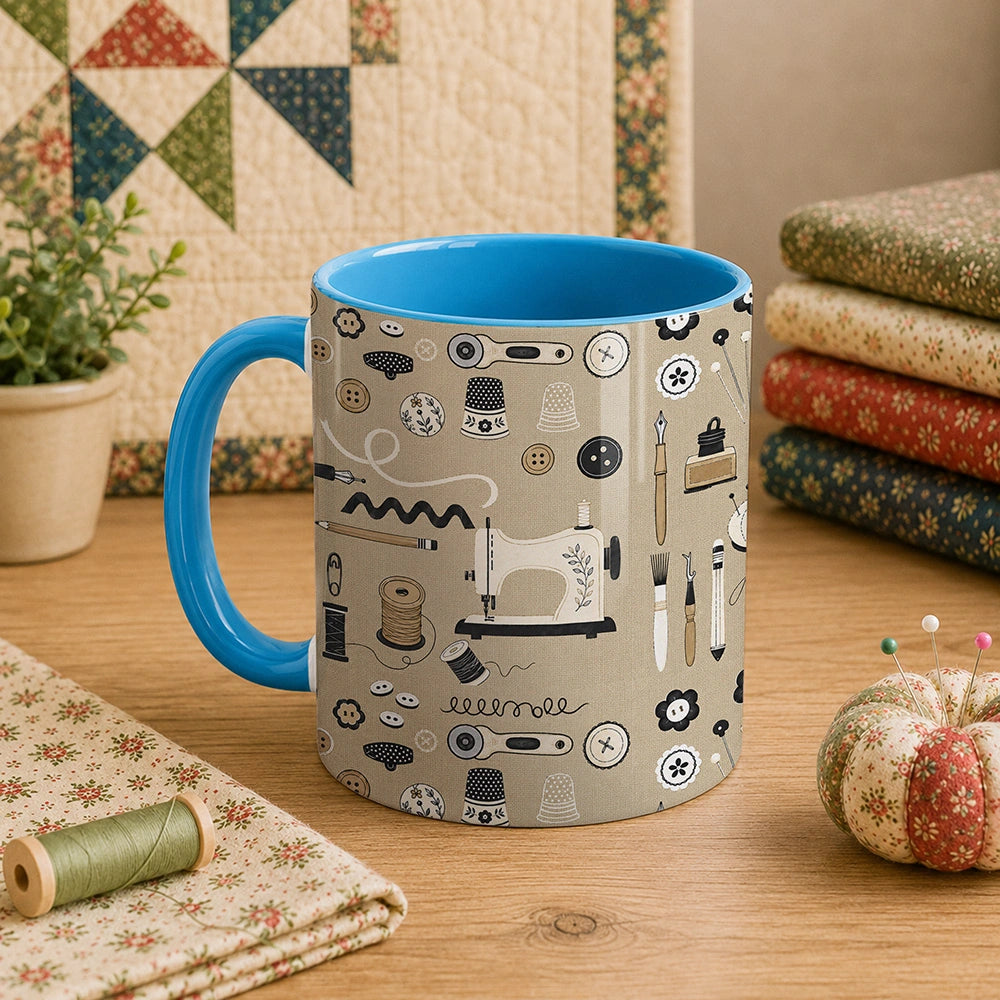 Sewing Tool Vintage 11oz Mug