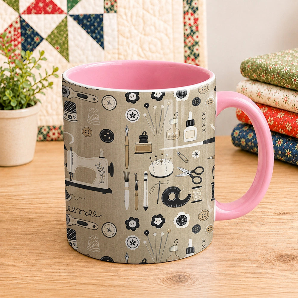 Sewing Tool Vintage 11oz Mug