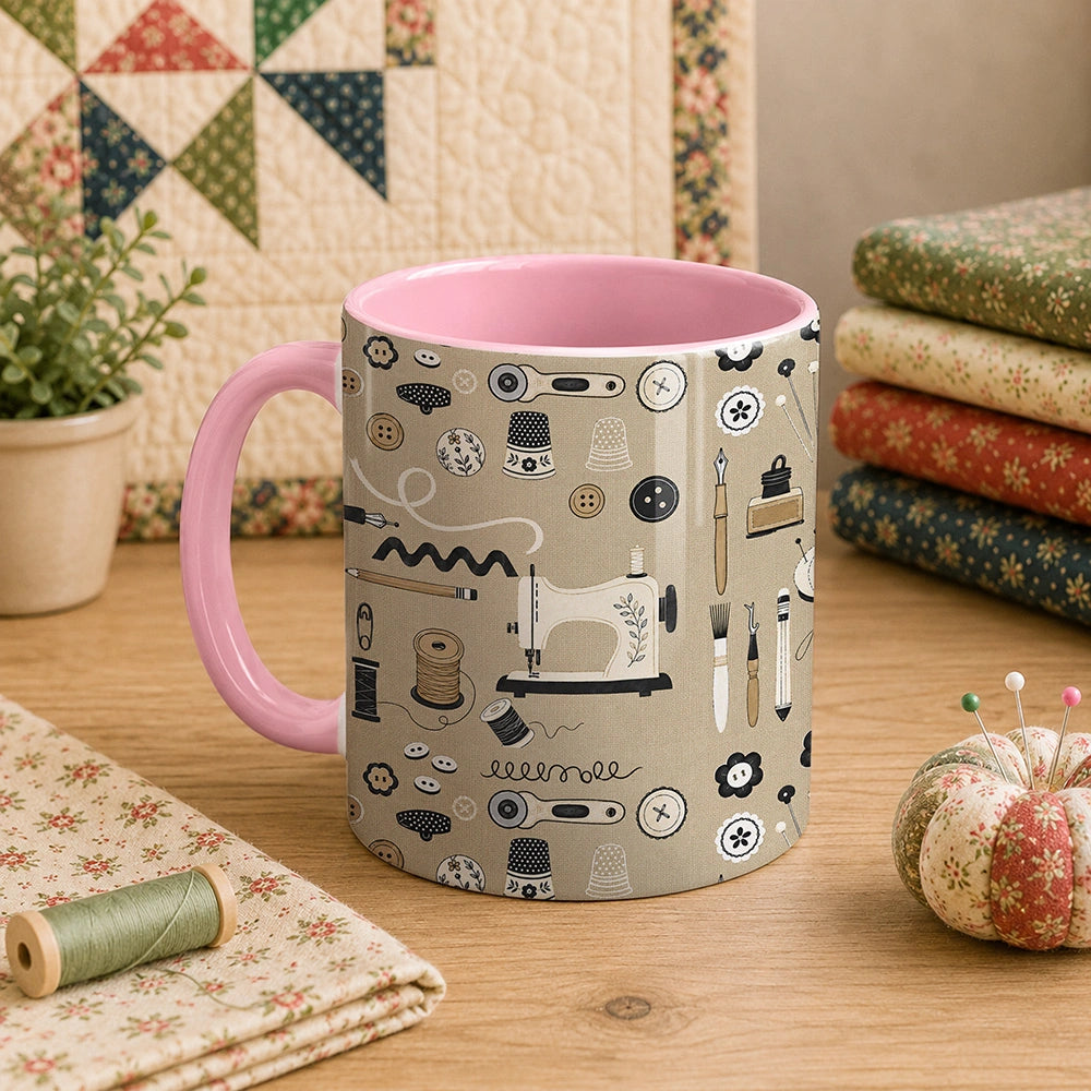 Sewing Tool Vintage 11oz Mug