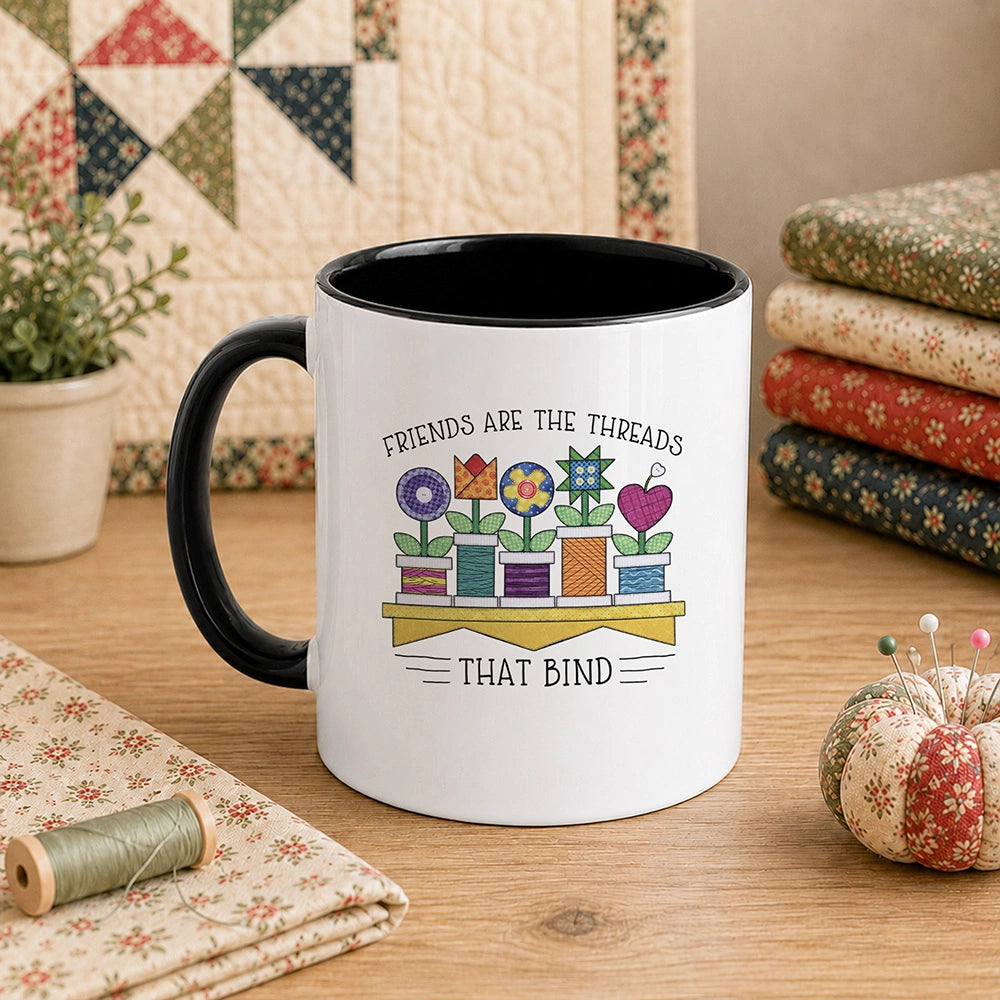Spool Flowers 11oz Mug