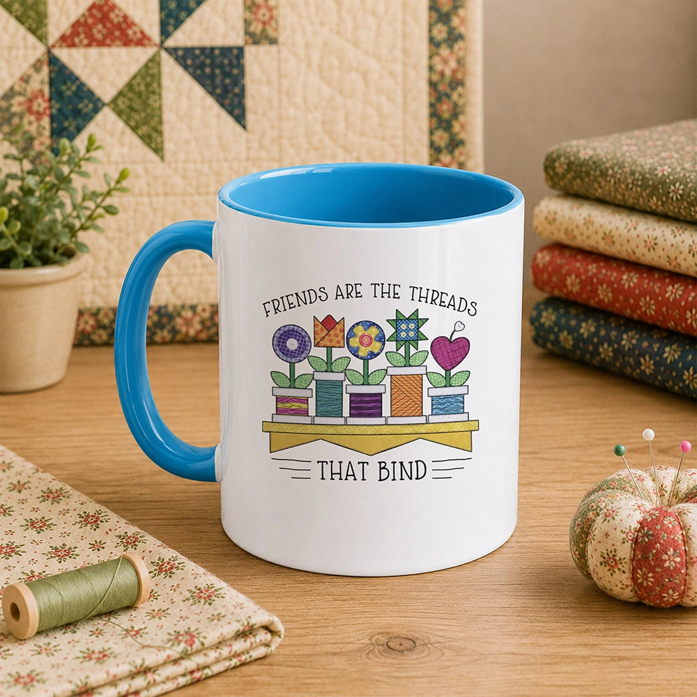 Spool Flowers 11oz Mug