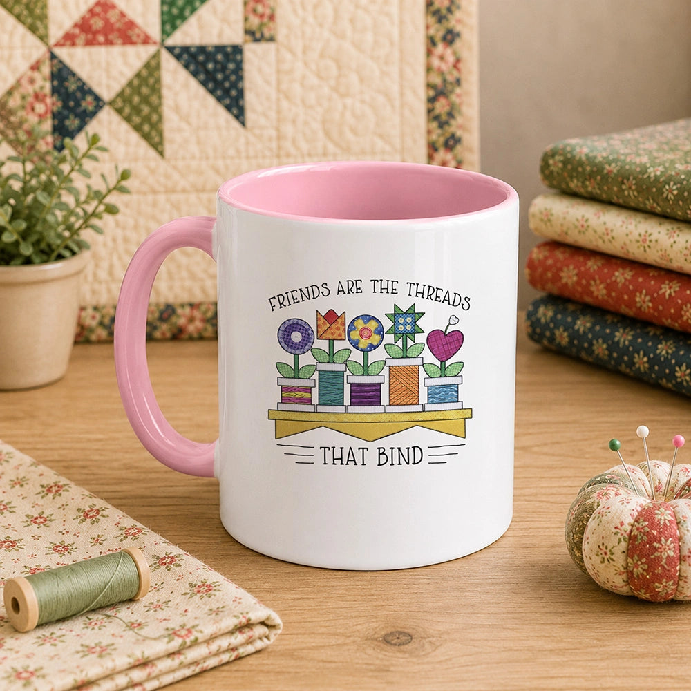 Spool Flowers 11oz Mug
