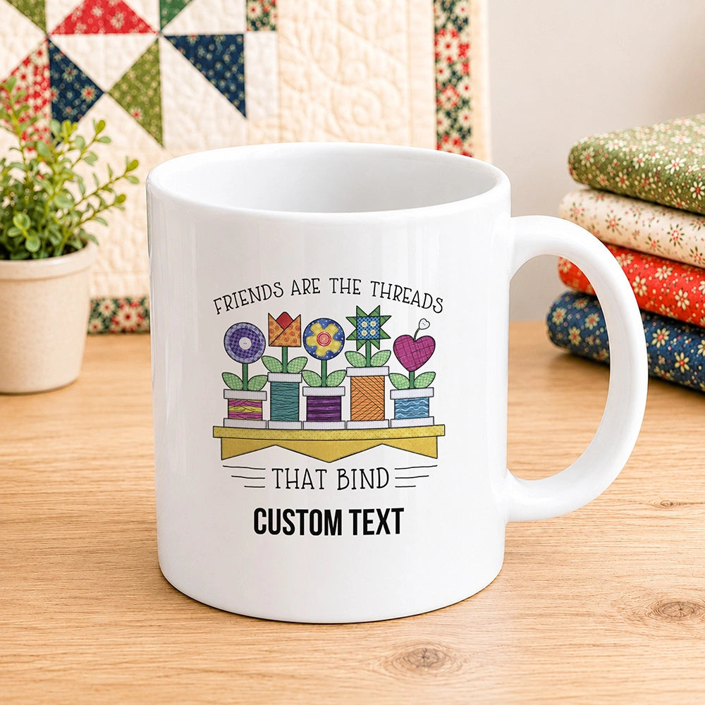 Spool Flowers 11oz Mug