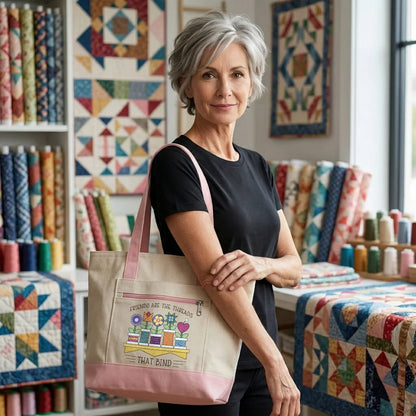 Spool Flowers Tote